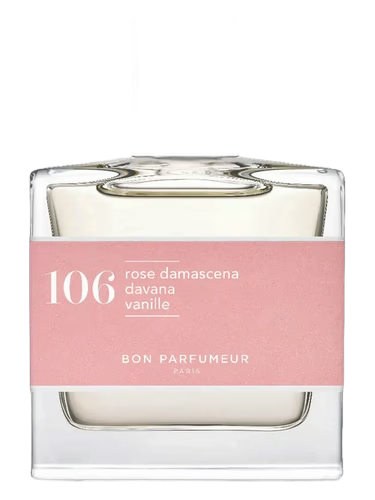 106 damascena rose, davana, vanilla