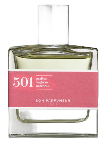 501 praline, licorice, patchouli
