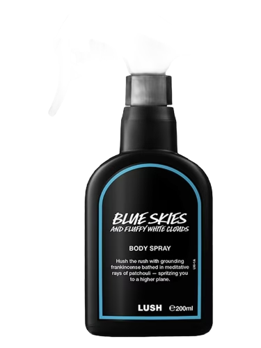 Blue Skies And Fluffy White Clouds Body Spray