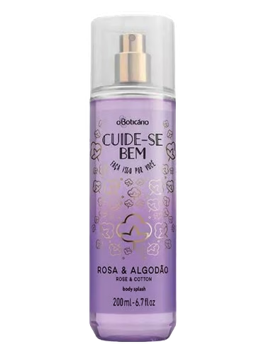 Cuide-se Bem Rosa e Algodão