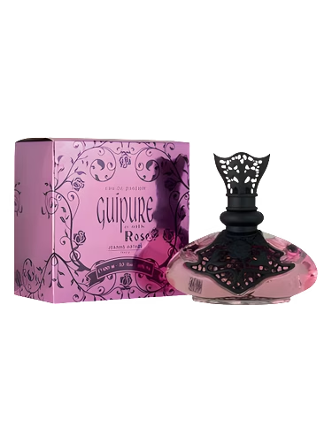 Guipure & Silk Rose