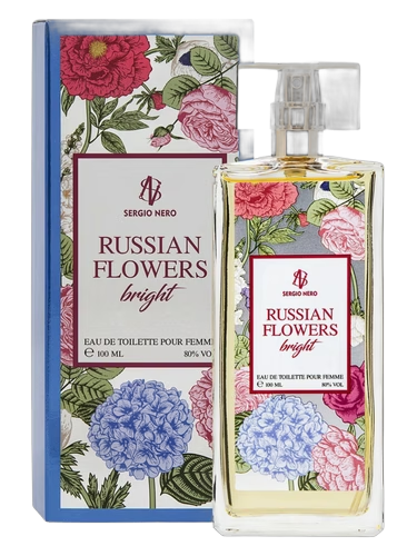 Russian Flowers Bright