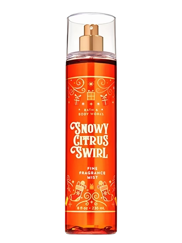 Snowy Citrus Swirl