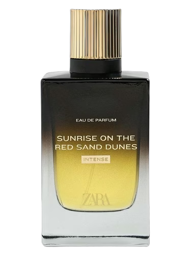 Sunrise on the Red Sand Dunes Intense