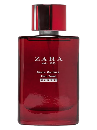 Zara est 1975 Denim Couture Pour Homme Red Edition